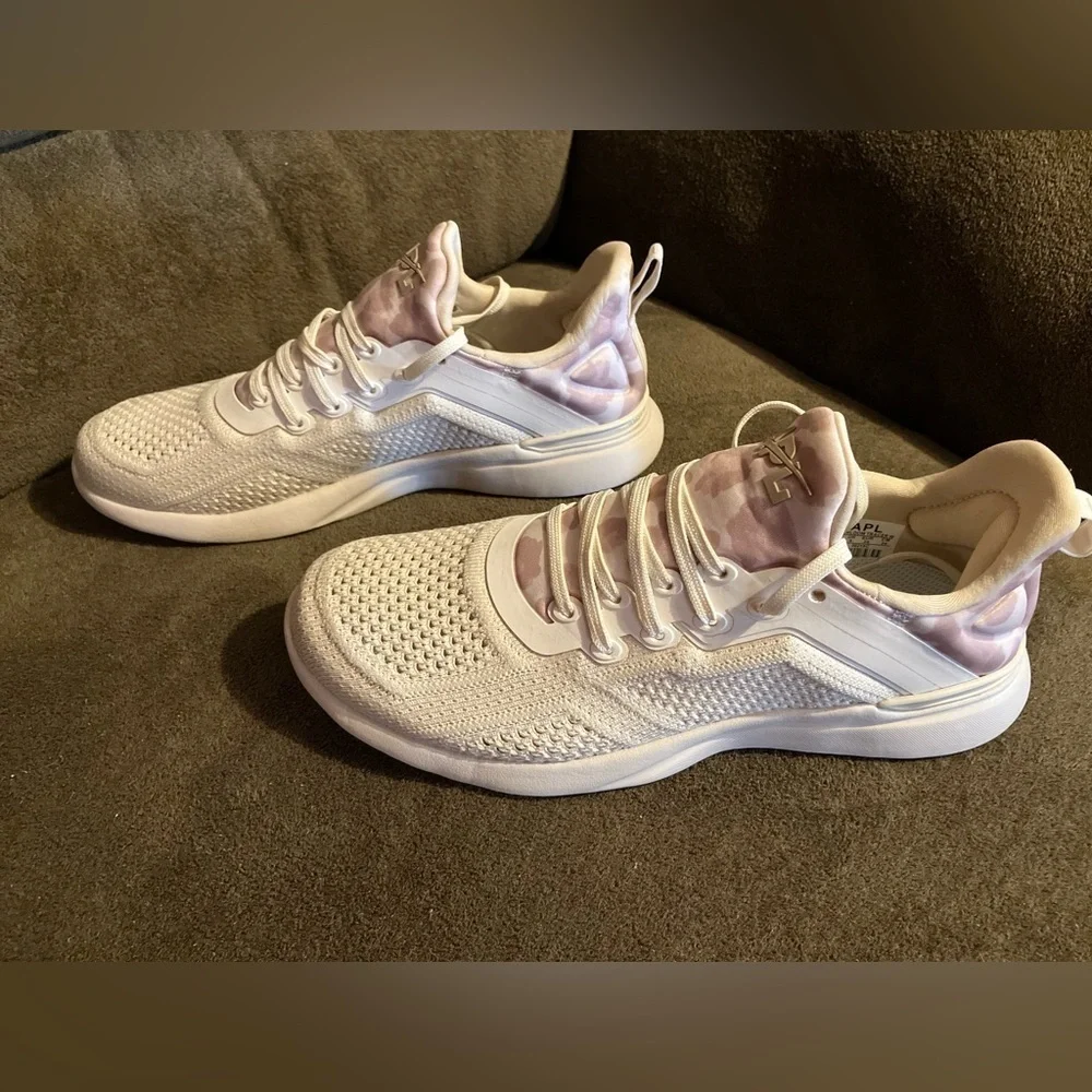 APL Women's Techloom Breeze Sneaker Beach,Almond,Leopard Women’s Size